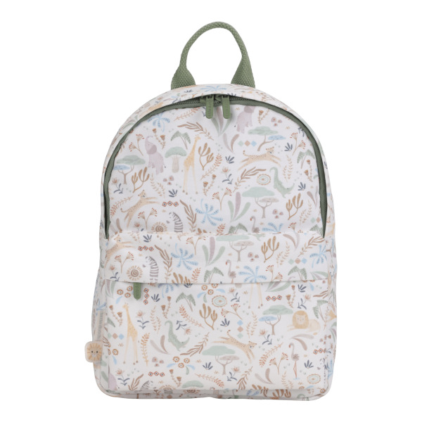 Little Dutch - Safari Friends - Rucksack - Weiß - 29 cm